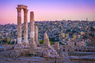 Römische Ruinen in Amman