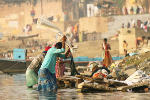 Männer in Varanasi
