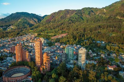 Blick auf Bogota, Kolumbien