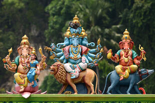 Ganesha bei den Batu Caves 