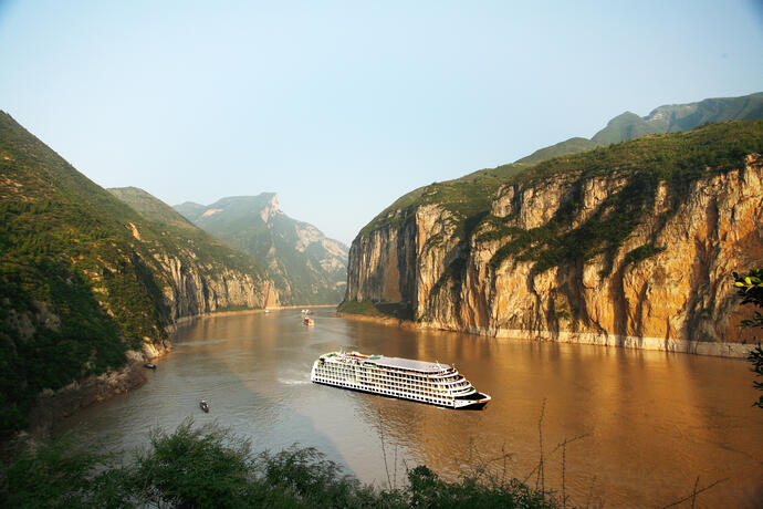 Kreuzfahrtschiff auf dem Yangtze