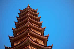 Pagode des Tran Quoc Tempels in Hanoi