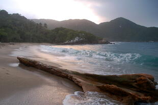 Sonnenuntergang im Tayrona Nationalpark