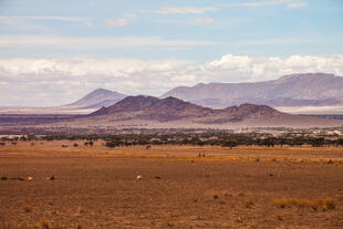 Panoramalandschaft rund um Olduvai 