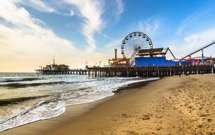 Santa Monica Pier bei Los Angeles