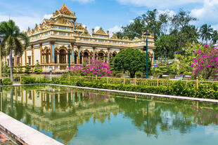 Vinh Tranh Pagode am Mekong