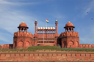 Das Rote Fort in Delhi