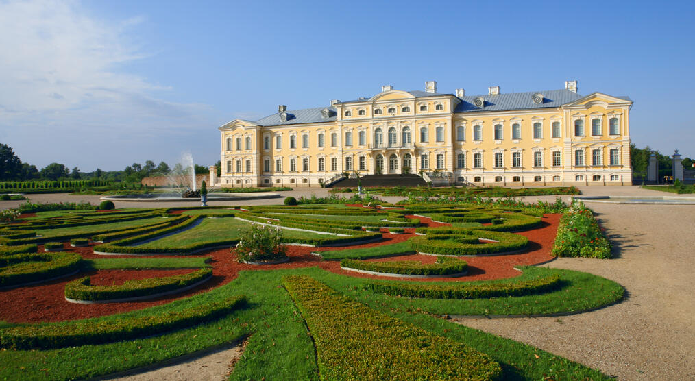 Schloss Rundale und Garten