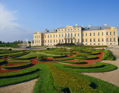 Schloss Rundale und Garten