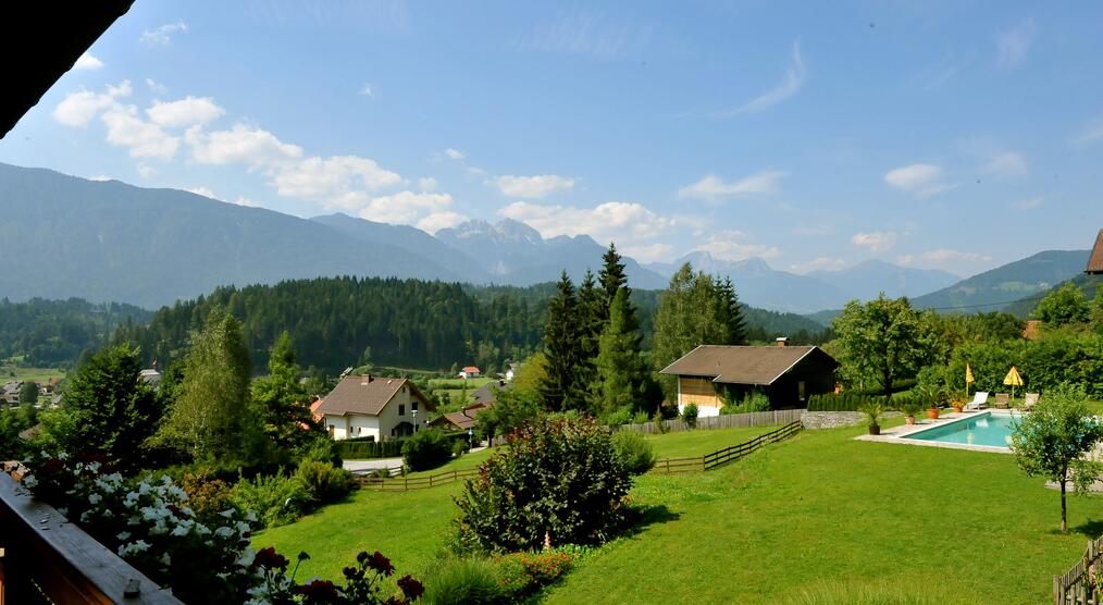 Ausblick vom Balkon