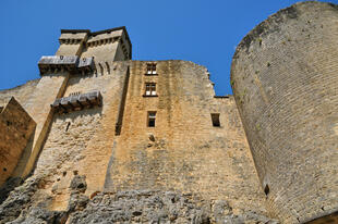 Castelnaud, Ansicht von unten 