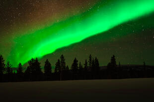 Nordlichter über dem Inarisee