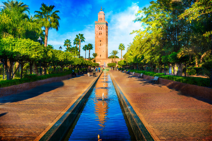 Koutoubia-Moschee in Marrakesch 