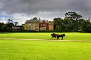 Kutschfahrer vor dem Muckross House