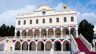 Wallfahrtskirche Evangelistria auf Tinos