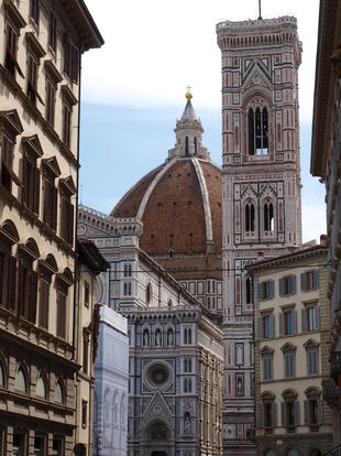 Blick auf die Kathedrale von Florenz