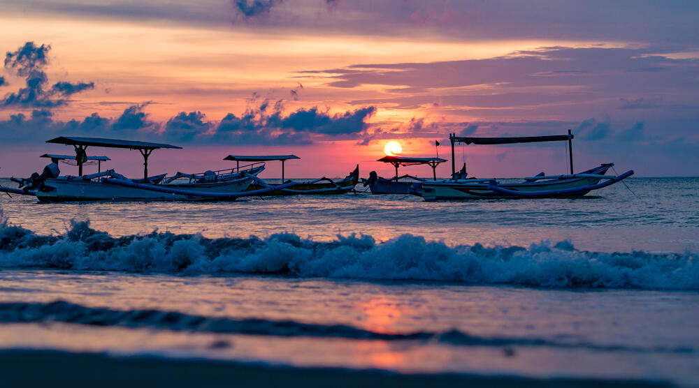 Sonnenuntergang auf Bali