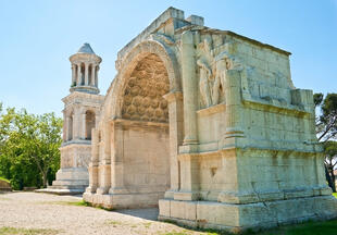 Antike Ausgrabungsstätte Glanum 