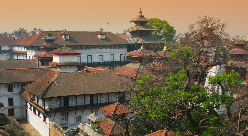 Blick auf den Durbar Square