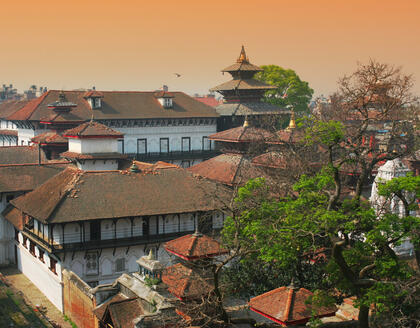 Blick auf den Durbar Square