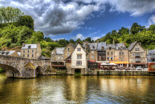 Idyllischer Hafen von Dinan