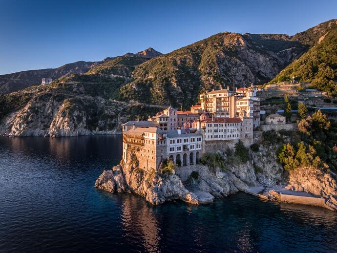 Kloster auf dem Berg Athos