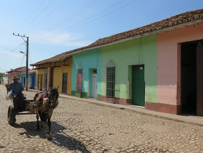 Straßenszene in Trinidad