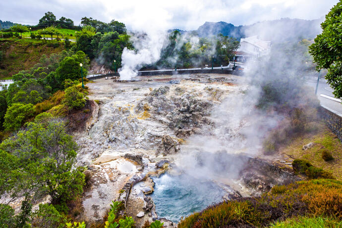 Heiße Quellen in Furnas