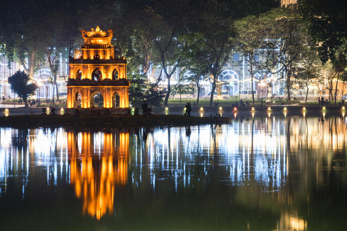 Schildkrötenturm Hanoi