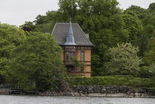 Altes Gebäude auf der Insel Djurgården