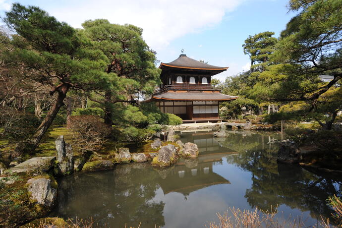 Silberner Pavillon in Kyoto