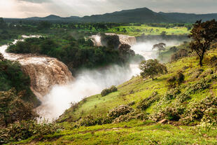 Wasserfall am Blauen Nil