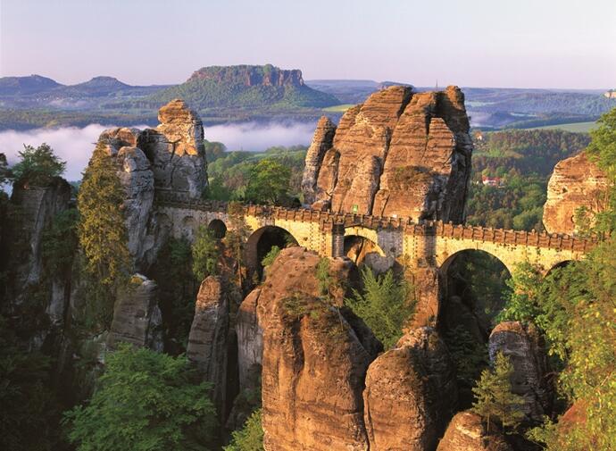 Basteibrücke; sächsische Schweiz