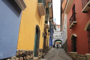 Gasse in La Paz