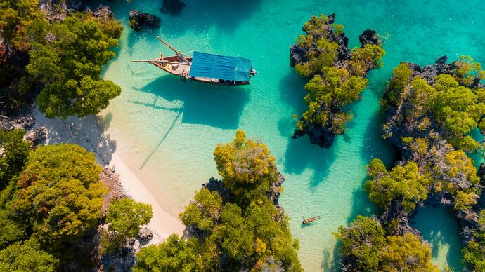 Strand in Sansibar