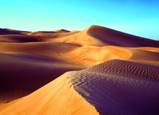 Sanddünen bei El Mudam, Abu Dhabi