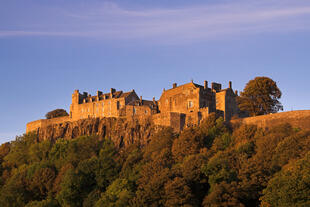 Stirling Castle im Abendrot