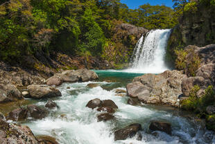 Wasserfall im Tongariro National Park 