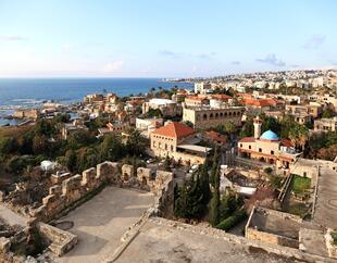 Blick auf Byblos