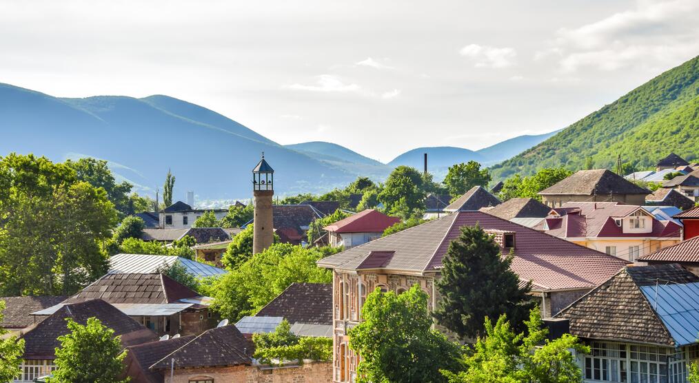 Blick auf Sheki