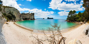 Strand in der Nähe der Cathedral Cove 