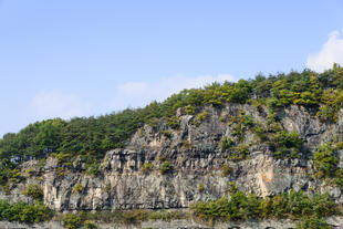 die Klippen von Buyeongdae in Andong 