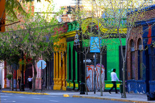 Kreativviertel Bellavista in Santiago de Chile