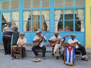 Kubanische Straßenmusiker