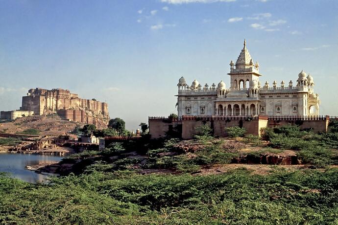 Das Meherangarh Fort in Jodhpur