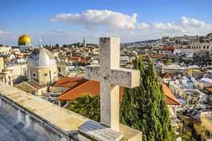 Blick auf die Altstadt von Jerusalem