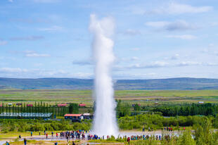 Fontäne des Geysir Strokkur