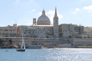 Skyline der Hauptstadt Valletta