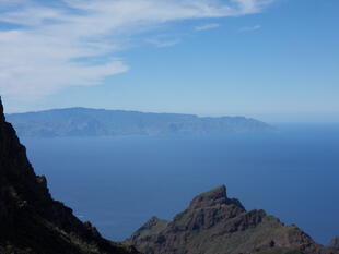 Blick auf La Gomera