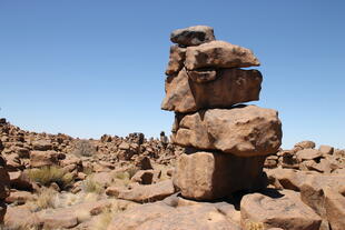 Felsen in den Köcherbaumwäldern